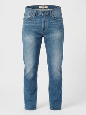 Levi’s 505 Regular Taper Jeans Mens 34x32 Medium Wash Blue Denim